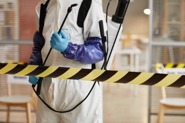 Professional Trauma Scene Cleanup technician working in Marble Falls, AR